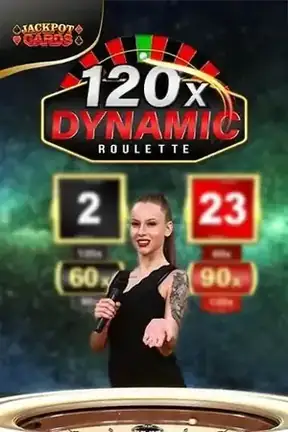 Stůl Dynamic Roulette 120x od Pragmatic Live